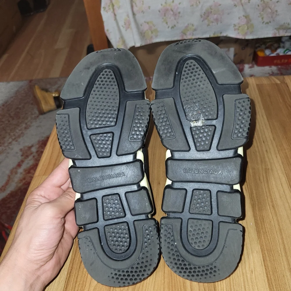 Balenciaga Grey Knit Speed Trainer Sneakers Size 45 - Picture 6 of 12